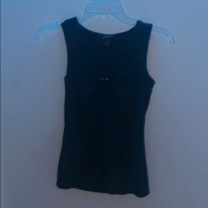 vintage v neck tank top with ring